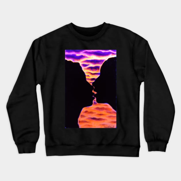 A kiss under the red sky Crewneck Sweatshirt by CORinAZONe